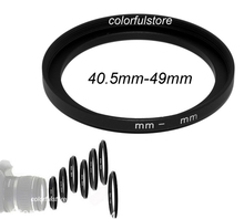 FREE SHIP+TRACKING 40.5mm to 49mm 40.5mm-49mm 40.5 49 mm Metal Step-Up Step Up Ring Camera Lens Lenses Filter Stepping Adapter