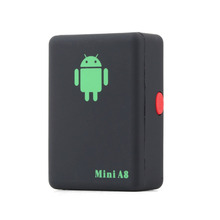 1pcs GPS Tracker Mini A8, Mini Global Real Time GSM/GPRS/GPS Tracking Device With SOS Button