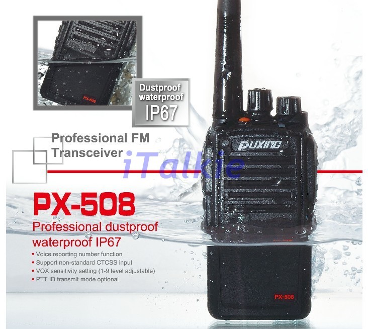 Ip67   PUXING PX-508 UHF 400 - 470        