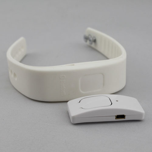 White Phone Call Vibrating Alert Device Bluetooth Bracelet for Phone Anti lost Alert