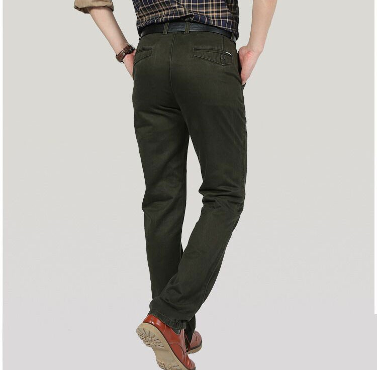 2015 Middle Aged Casual Man Pants Plus Size Spring Autumn Men\'s Cargo Cotton Straight Long Pants Trousers Brand AFS JEEP 42 (11)