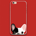 Boston Terrier cute pink black dog Design case cover cell mobile phone cases for Apple iphone