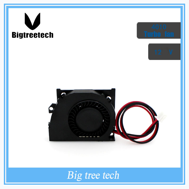 For 3d printer part New 40x52x10mm 4010 small blower fan mini turbo fan 12V DC brushless