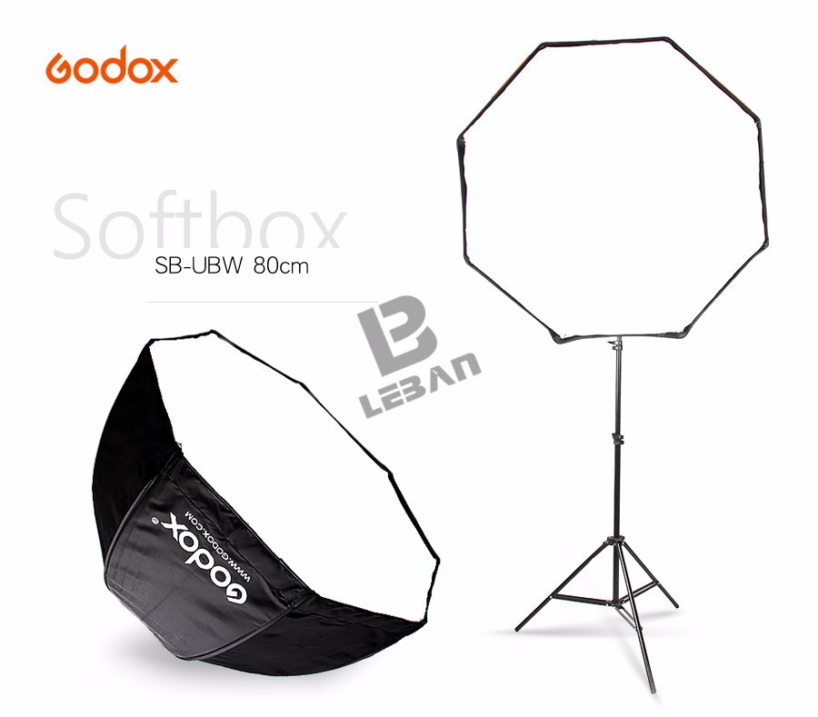 Description Picture 2 of itemGodox Photo Studio 80cm 31.5in Portable Octagon Flash Speedlight Speedlite Umbrella Softbox Soft Box Brolly Reflector