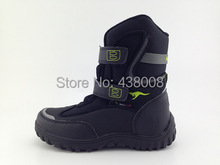 4 Colors Top 2014 Fashion Children Snow Boots Genuine Leather Waterproof Kids Winter Shoes Add Wool