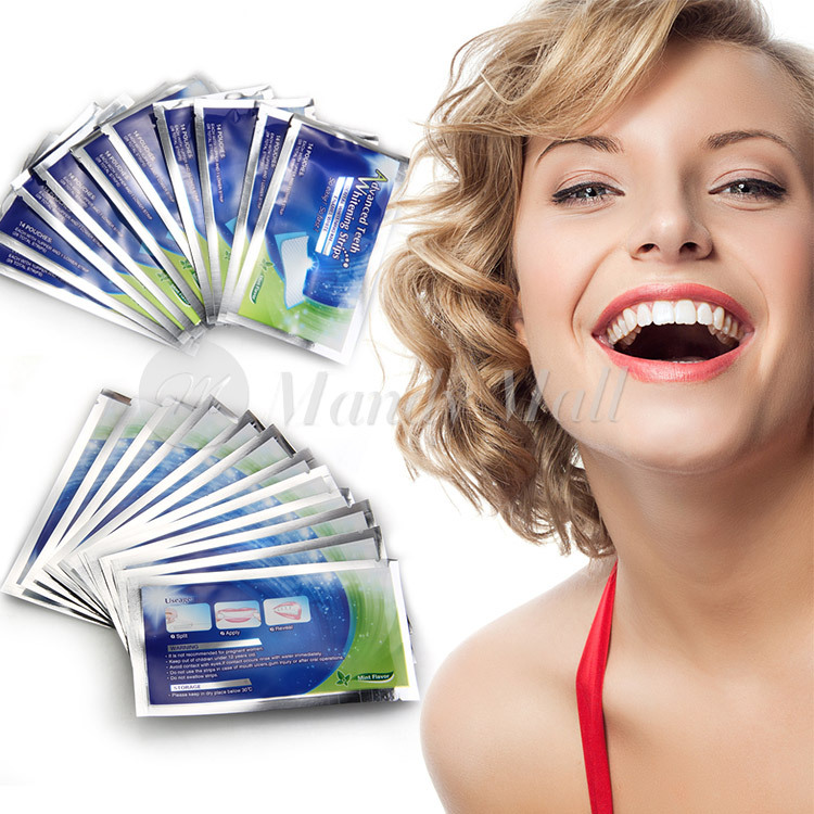 Hot 28 PCS Professional Home Teeth Whitening pills Strips Tooth Bleaching Whiter Whiter strips