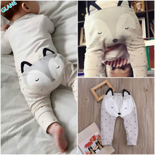 2016 Latest Newborn Infant Baby Boys Girls Fox Bottom Harem Pants PP Leggings Pants Trousers