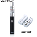 Vape Shisha Pen Electronic Cigarette Kit Vapor Storm Austink Evaporator E Hookah Pen E Cigarette Vaporizer
