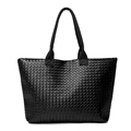 Fashion Woven Design Women Handbag Women PU Leather Shoulder Bags Ladies Dimond Lattice Messenger Bags Large