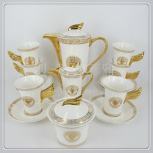 Free shipping, Gold royal nobility 15 bone china coffee fashion english coffee cup gift box