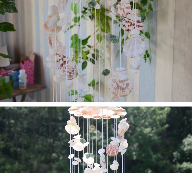 Handmade Wind Chime Shell Creative Birthday Gift Bedroom Balcony Room Ornament