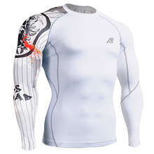 Original Brand Mens Skin Tight T-Shirts Compression Shirts Sports Wear GYM Running Training Outdoor Sport Base Layers for Men