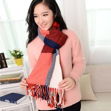 winter scarf 2016 Tartan Scarf women Plaid Scarf cuadros New Designer Unisex Acrylic Basic Shawls warm bufandas