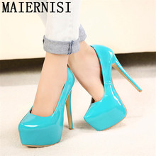 2016 Sexy 16 CM Heels So Kate Pumps Platform Wedding Shoes Beige High Heels Party Valentine Shoes Women Pumps Size12