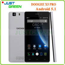 5″ 1280*720 Doogee X5 Pro MTK6735 Quad Core 2GB RAM 16GB ROM 5.0MP Camera Dual SIM WCDMA 4G FDD LTE OTG Android 5.1 Smartphone