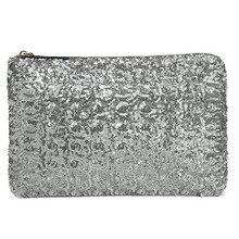 Free shipping 2015 New Dazzling Glitter Sparkling Bling Sequins Evening Party Handbag Women Clutch Wallet FCI
