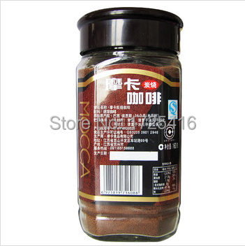 Free shipping MOCCA Charcoal Coffee 160g bottled instant coffee
