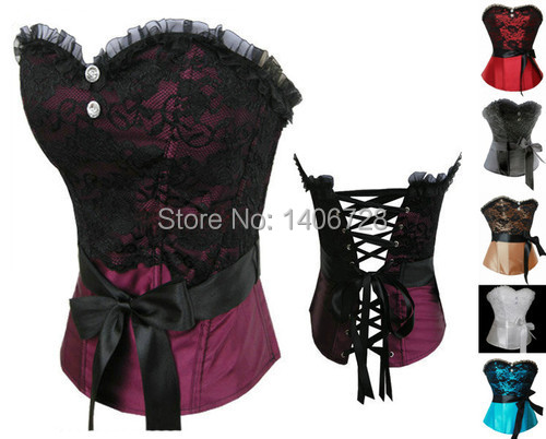 New Arrival Women Sexy Plus Size Vintage Corset And Bustiers 635 Purple 