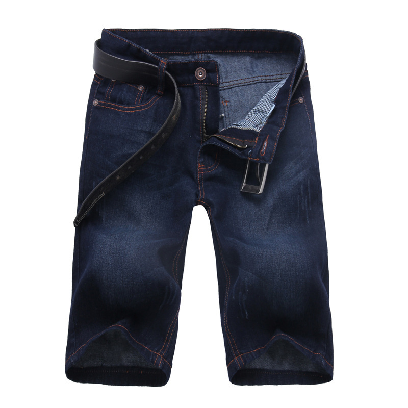 Dark Blue Denim short jeans men 2014 brand famous ...