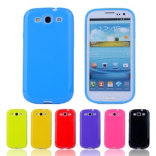 Lovely Candy Gel Silicone Case Soft Plastic Cover for Samsung Galaxy S3 SIII I9300 S 3 TPU Cell Phone Cases Black