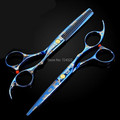 Professional 6 0 5 5 inch hairdressing scissors shears Hair Cutting thinning scissors barber hair scissors