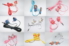 Cute Funny Kids Cool Gift Cartoon Character Stitch Headphones anime Earphone Earbuds 3.5mm In-Ear Mp3 Mp4 xiaomi