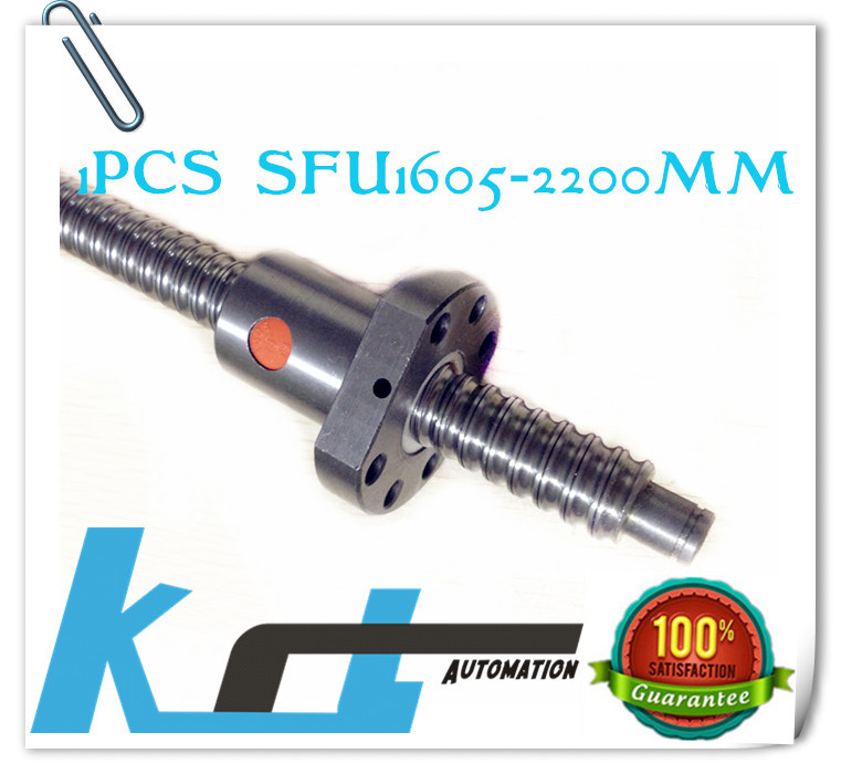 1pcs diameter 16mm Ball screw SFU1605 length 2200mm plus 1pcs diameter