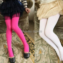 Factory price New Sweet Candy Color Kid Girls Velvet Legging Stretch Leggings Pants Stockings 12 Colors