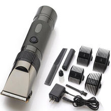 Free shipping professional hair clipper lithium battery titanium ceramic blade Rechargeable Hair Trimmer hair cutting machine
