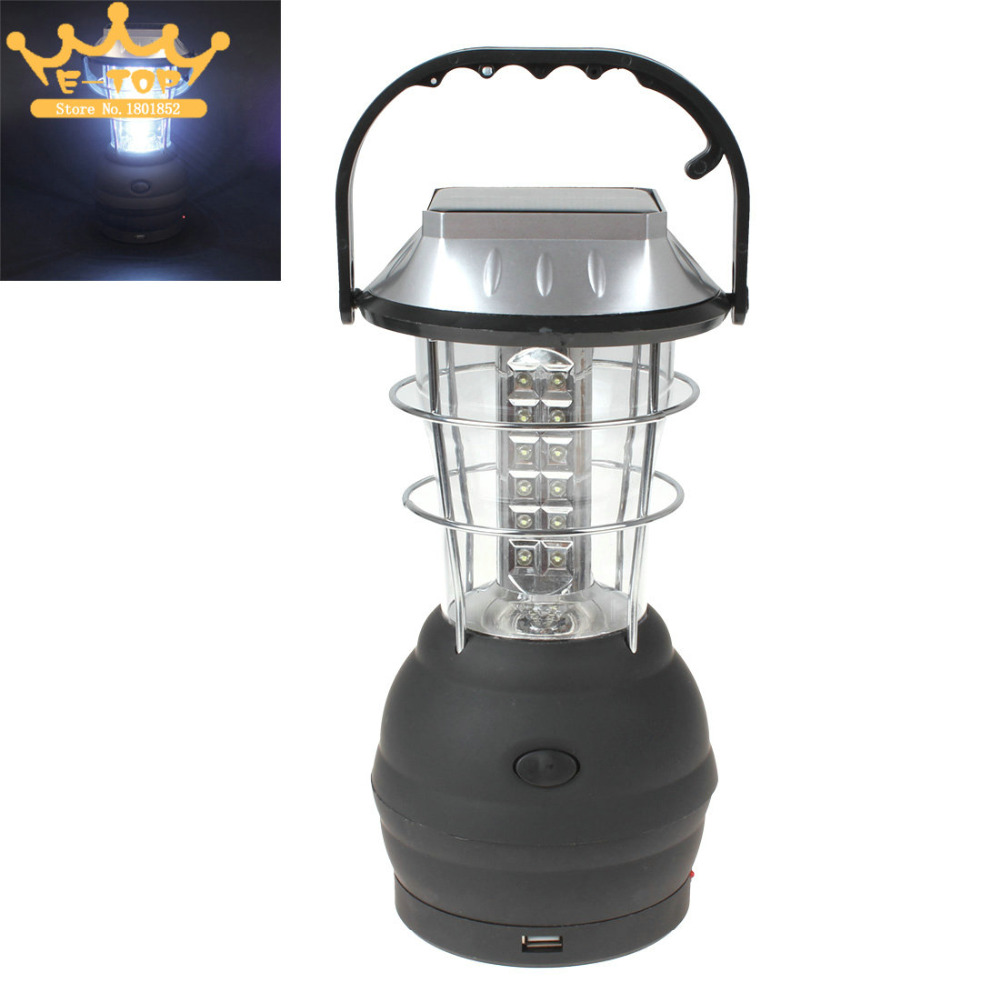 36 x LEDs Solar Powered Rechargeable Camping Lantern LED Handing Tent Light Lamp for Outdoor Activities 36 x LEDs Solar Powered Rechargeable Camping Lantern LED Handing Tent Light Lamp for Outdoor Activities