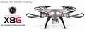HOT Syma X8G Drone with 8 MP Wide Angle HD Camera GoPro Applicable Headless Big rc