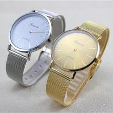 Newly Design Women’s Fashion Dress Watch Stainless Steel Band Analog Quartz Wrist Watch Best Gift 160224