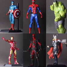 New The Avengers Hulkbuster Action Figures Super Hero Models 26cm Toys PVC Model Dolls Hulk Collections Genguine Kids Gift