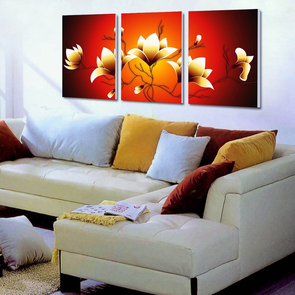 Online kopen wholesale geel wall art uit china geel wall art ...