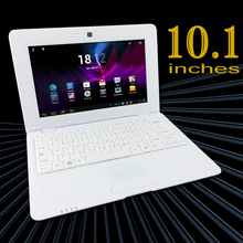 2015 cheap white 10 inch mini dual core laptop netbook android 4 2 keyboard netbook computer