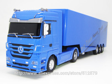 Big Size Kingtoy 1:32 RC Mercedes-Benz license trailer truck with light and sounds free shipping
