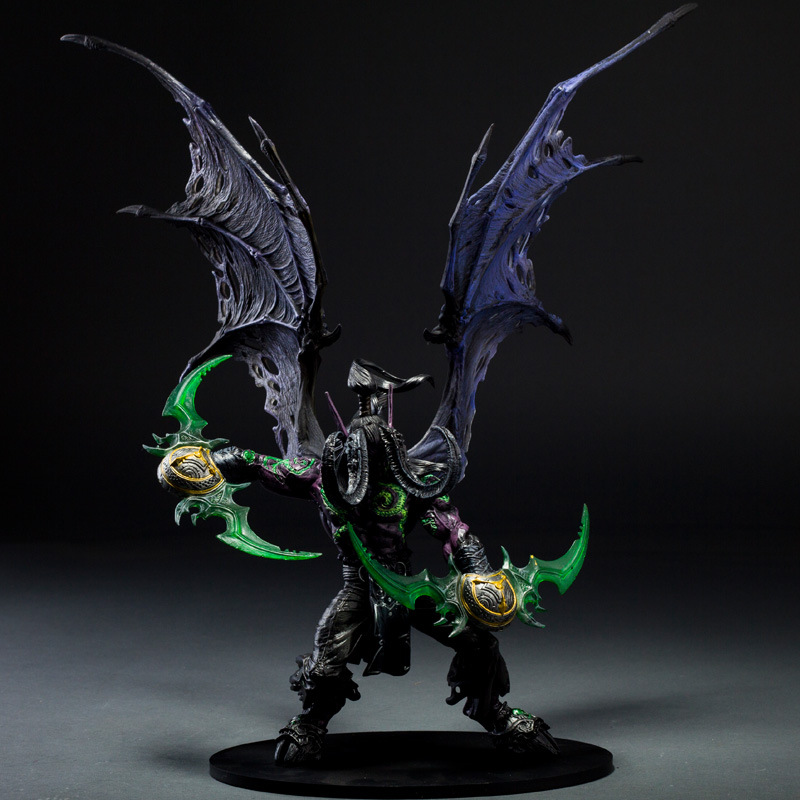 Wow Demon Hunter Action Figure DC Unlimited Series 5 13 inch Deluxe Boxed Demon illidan Stormrage WOW PVC Figure Toy KA0552