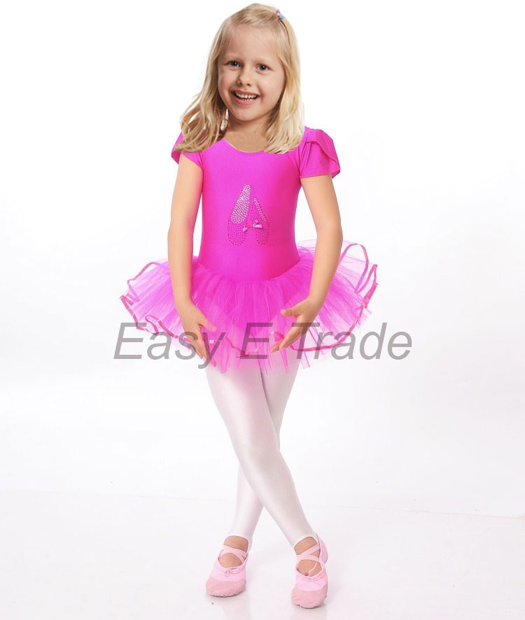 2015 Cute Girls Ballet Dress For Children Girl Dance Clothing Kids Ballet Costumes For Girls Dance Leotard Girl Dancewear 