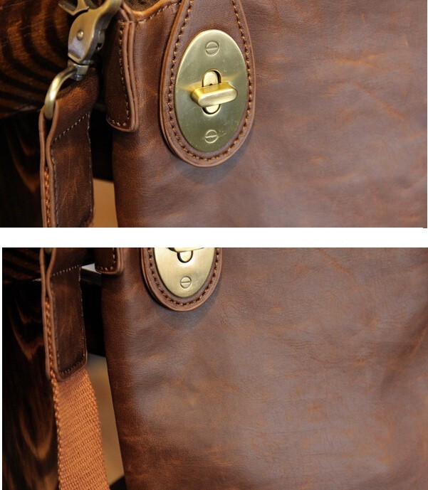 Vintage Men Bag High Quality Crazy Horse PU Leather Crossbody Bag Men Messenger Bags Shoulder Belt Bags Causal For Man and Boys (5)