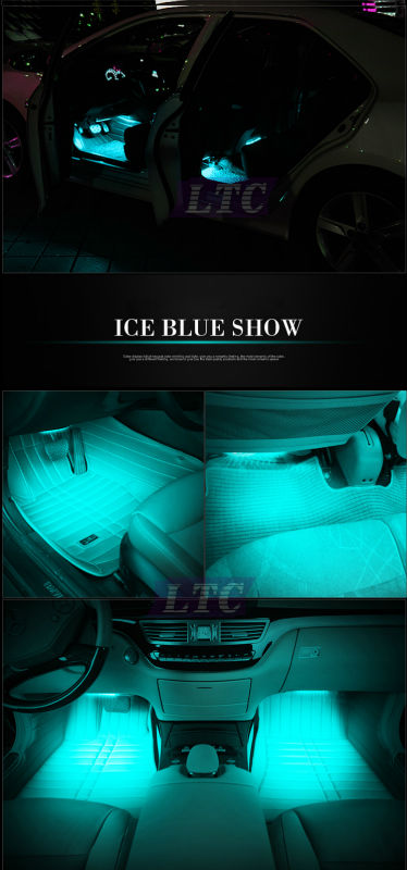 Car atmosphere lights-Ice Blue
