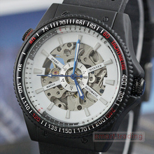 Ganador mens relojes mecánicos del reloj personalidad chicos moda para hombre totalmente automático j088