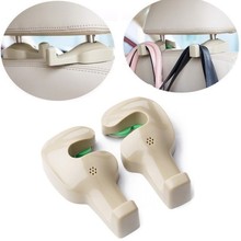Generation Car Seat Headrest Bags Organizer Hook Auto Accessories Holder Clothes Hanging Hold hanger  Free shipping
