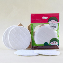4pcs/lot Cotton Washable Breast Pads Galactorrhea Double Anti-overflow Nursing Pads Pregnant Maternity Pads Baby Feeding