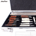 JouFou Gun Cleaner Brusher High Quality Universal Rifle Pistol Shotgun Cleaning Kits Set With Box Brush