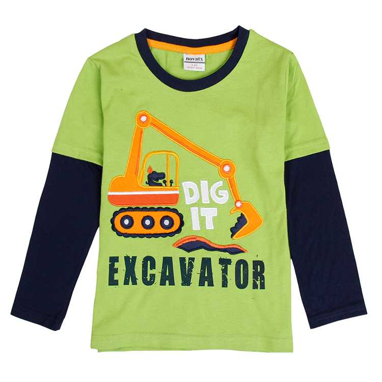 Nova kids wear 2015 new design tops hot sale O-neck Fashion Long Sleeve for  Baby Boys Cartoon T-shirt  Boys Clothes