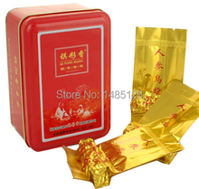 100g Famous Health Care Tea Taiwan  Ginseng Oolong Tea Tin box packaging Oolong ginseng tea for losing weight,free shipping!!