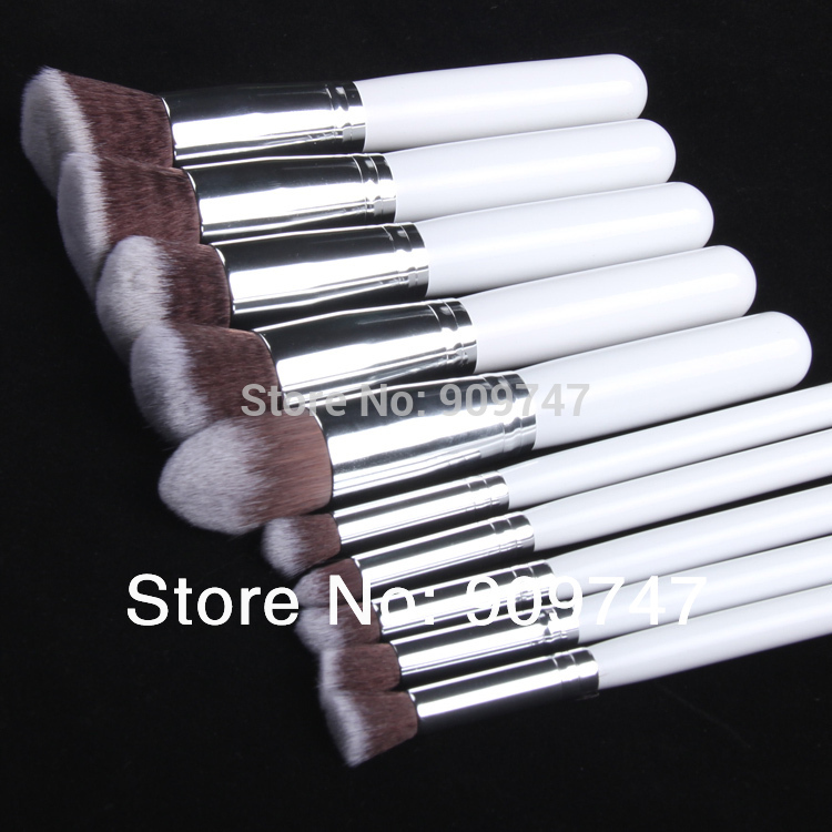 Premium Synthetic Makeup Brush Set Cosmetics Foundation blending blush 10 pcs makeup brush tools