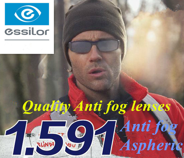 1.56 essilor anti fog aspheric lenses for myopia astigmatism lenses anti scratch uv protection quality resin prescription lens