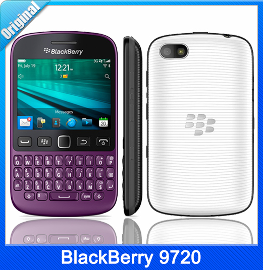 100 Original BlackBerry 9720 Unlocked Mobile Phone 2 8 Touch Screen 5MP Camera WiFi Cell Phone