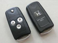 2PCS/LOT 3 BUTTONS FLIP REMOTE KEY SHELL CASE FOR 2012 HONDA ACURA FOB BLANK (USA STYLE)